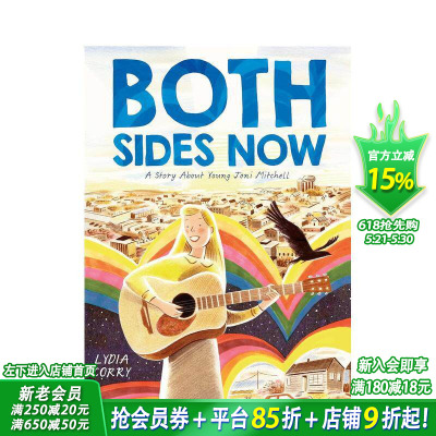 【预售】【励志女性艺术家系列】双面人生：关于：少女琼妮米切尔的故事 平装Story About Young Joni Mitchell英文儿童故事绘本书