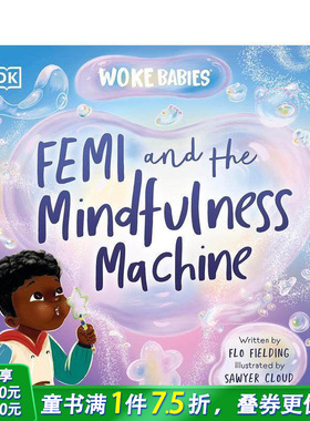 【预售】Femi与心灵机器 Femi and The Mindfulness Machine 原版英文儿童插画艺术绘本 进口童书