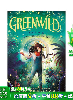 【现货】绿色荒野 门后的世界 卷1 《纽约时报》畅销书 Greenwild 英文儿童章节桥梁故事 英语拓展阅读进口书