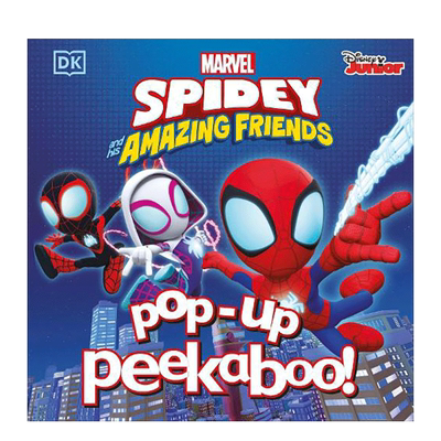 【预售】英文原版 【立体书】躲猫猫：漫威蜘蛛仔及他的神奇朋友Marvel Spidey and his Amazing Friends英语趣味互动儿童绘本书