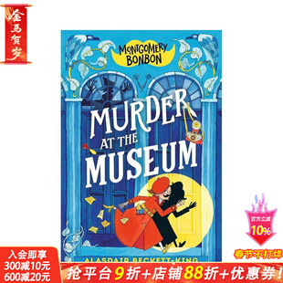 【现货】【大侦探波波】博物馆凶案【Montgomery Bonbon】Murder at the Museum少年侦探小说故事书 英文英语拓展阅读蓝思值700L+
