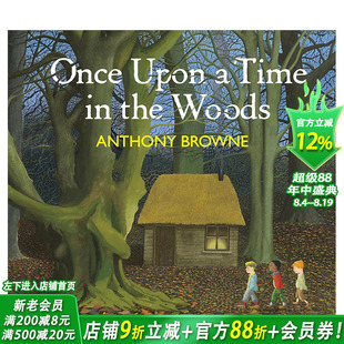 【预售】森林奇遇记 Once Upon a Time in the Woods 英文儿童插画故事绘本 进口童书探讨校园霸陵、同伴压力等