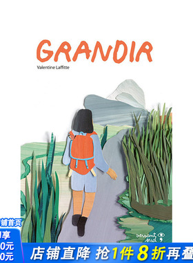 【现货】法文原版 成长一点点Grandir 法文艺术绘本 正版进口图书画册 善优图书