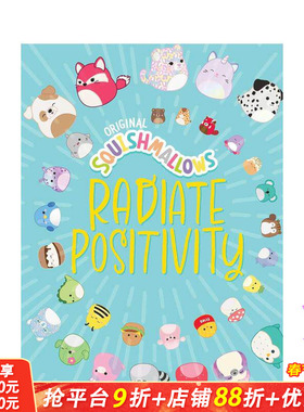 【预售】Squishmallows：散播正能量 Squishmallows : Radiate Positivity 原版英文心灵励志 正版进口图书