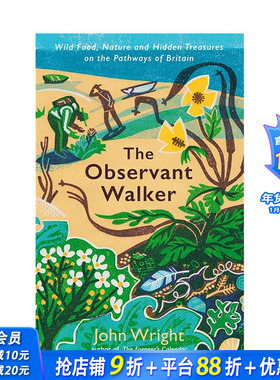 【预售】英文原版 善于观察的步行者：英国小路上的野生食物、自然和隐藏宝藏 The Observant Walker 生活意趣 正版进口书籍 善优