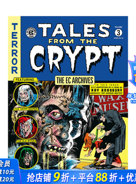 【预售】英文原版 Ec Archives Tales Crypt V3  Ec Archives Tales Crypt V3 Hc 英文漫画 正版进口书籍画册 善优图书