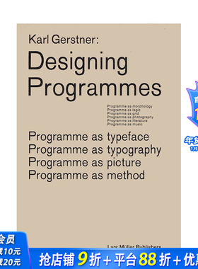 【预售】英文原版 设计项目 Designing Programmes  正版进口书籍设计画册 善优图书