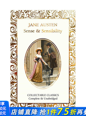 【现货】英文原版 理智与情感 【Flame Tree Collectable Classics】Sense & Sensibility 英文小说 正版进口书籍 善优图书