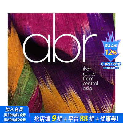 【预售】中亚缂织袍：阿布礼 Abr:Ikat Robes from Central Asia 原版英文时尚综合 正版进口书