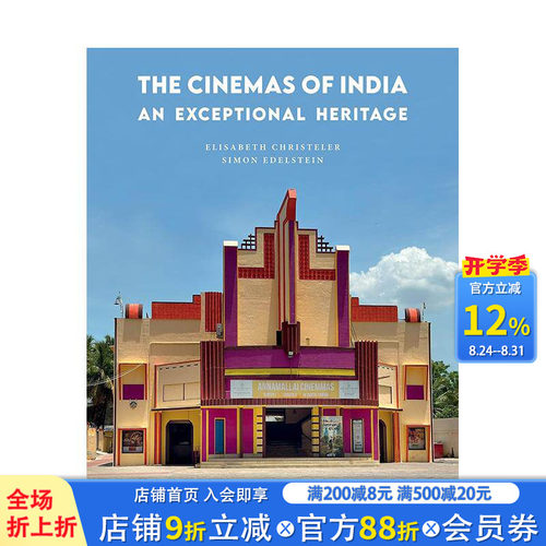 【现货】印度电影院：非凡遗产 The cinemas of India - An exceptional heritage 原版英文摄影作品集人文景观 正版进口书