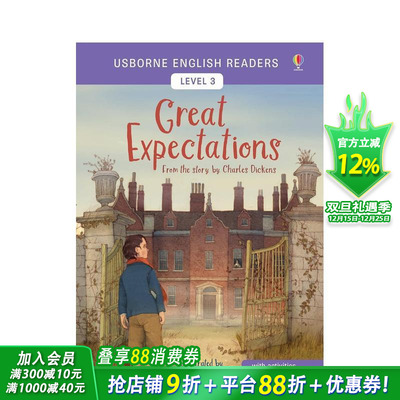 【预售】远大前程 ER Great Expectations 英文儿童桥梁章节故事 英语拓展阅读进口书