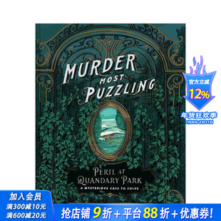 【预售】谜案重重：困惑园危机 Murder Most Puzzling Peril at Quandary Park 原版英文生活综合 正版进口书