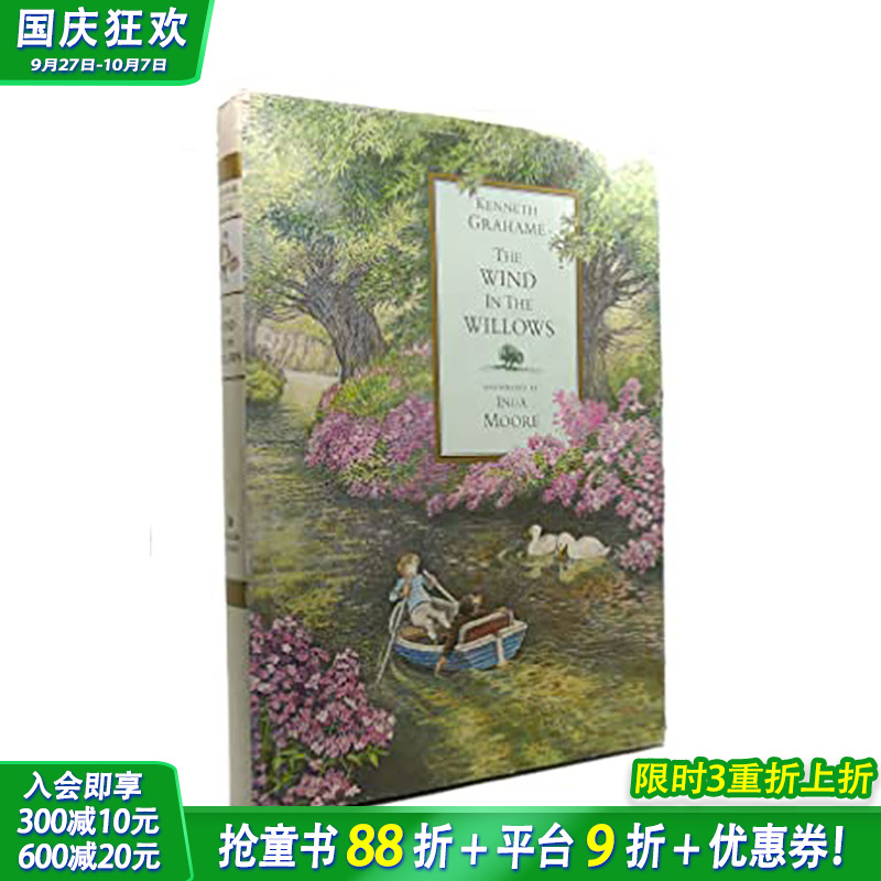 【预售】英文原版 柳林风声 The Wind in the Willows 经典插图插画儿童文学绘本 肯尼斯·格雷厄姆童话奇幻故事青少年课外阅读