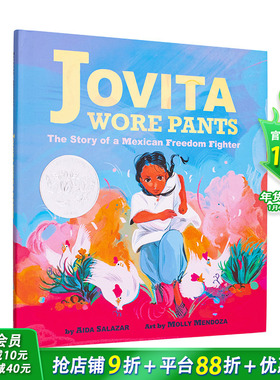 【现货】【2024凯迪克大奖】穿裤子的乔维塔 Jovita Wore Pants 英文儿童故事插画绘本 进口童书