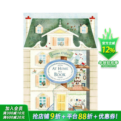 【现货】【英国插画师Lauren O'Hara】书中之家 九部经典儿童文学 At Home in a Book 英文儿童插画故事科普绘本 进口童书