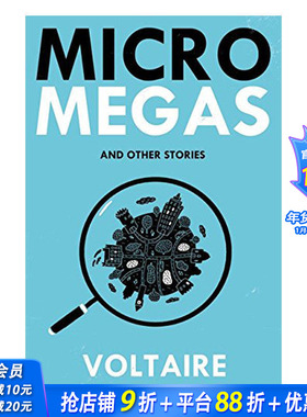 【预售】Alma Classics: Micromegas ，伏尔泰:微型巨人 英文原版图书籍进口正版 Voltaire, 世界文学