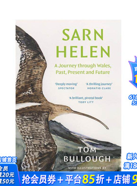 【预售】【2023温莱特奖长名单】 Sarn Helen: A Journey Through Wales， Past， Present and Future 英文文学小说 正版进口书