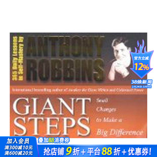 【预售】吸引力法则大师Tony Robbins 大步向前 Giant Steps 原版英文商业行销 正版进口书