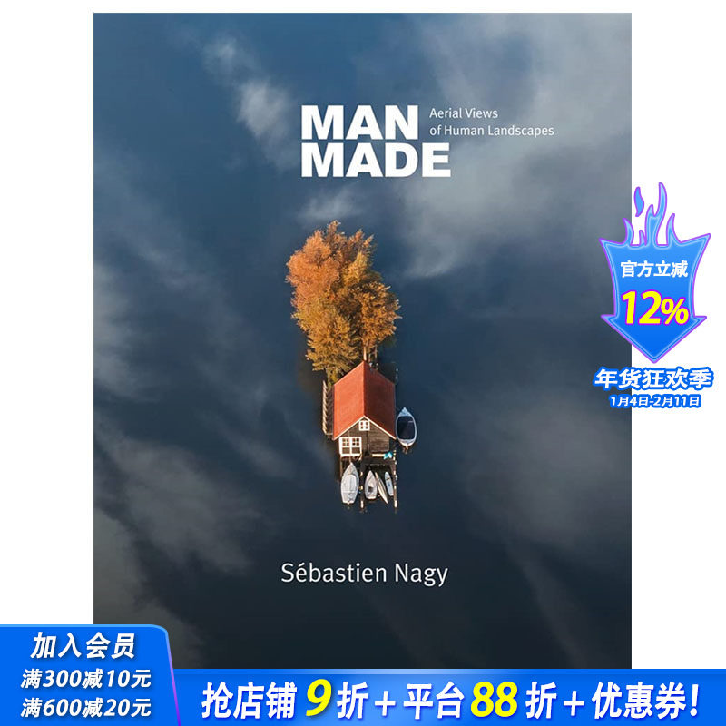 【预售】英文原版 人造：人类景观无人机摄影 Man Made: Aerial Views of Human Landscapes 摄影自然景观 正版进口书画册
