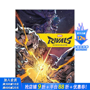 漫威争锋:海报合集 Marvel Rivals 原版英文艺术插画原画设定集 收录网易热门英雄射击游戏精美海报