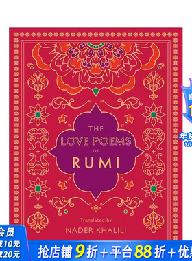 【现货】鲁米的爱情诗：纳德·哈利利翻译 The Love Poems of Rumi: Translated by Nader Khalili (2) 原版英文诗歌 正版进口图书