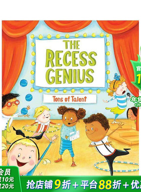 【预售】天才课间休息?2 Recess Genius 2， The 英文儿童插画故事绘本 进口童书