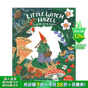 【现货】Phoebe Wahl 小金缕梅 Little Witch Hazel 英文原版 进口图书 儿童大自然绘本 四季季节故事图画书 4-8岁