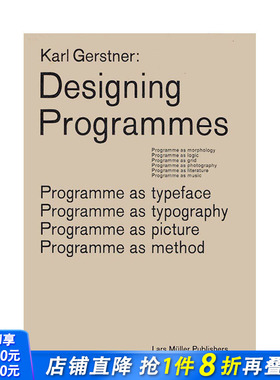 【预售】英文原版 设计项目 Designing Programmes  正版进口书籍设计画册 善优图书