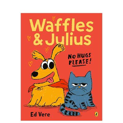 【预售】华夫饼和朱利叶斯：别抱抱！ Waffles and Julius: No Hugs Please 英文儿童插画故事绘本 进口童书