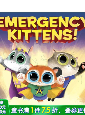 【现货】Emergency Kittens!紧急小猫! 可爱猫咪儿童绘本 英文原版 3-6岁【善优童书】