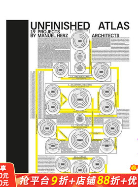 【预售】未竟图集：曼努埃尔·赫尔茨建筑事务所19个项目 Unfinished Atlas 原版英文建筑设计 正版进口书