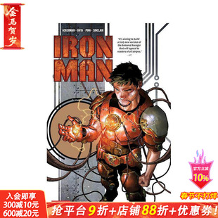 【预售】钢铁侠 卷1：斯塔克-罗克森之战 Iron Man Vol. 1 原版英文漫画 利策奖获奖记者SpencerAckerman创作 漫威漫画 正版进口书