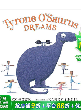 【现货】大洋龙的梦Tyrone O’Saurus Dreams 3-6岁儿童英文精装绘本睡前趣味故事早教启蒙【善优童书】