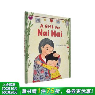 礼物 英文儿童插画故事绘本 现货 进口童书 Nai 给奶奶 for Gift