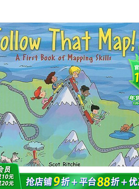 【现货】跟随那张地图！ Follow That Map! 英文儿童故事插画绘本 进口童书