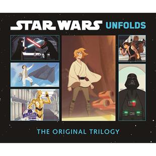 【现货】星战：手风琴式折页书 【Unfolds Book】Star Wars Unfolds 英文儿童绘本 星球大战艺术画集正版进口书