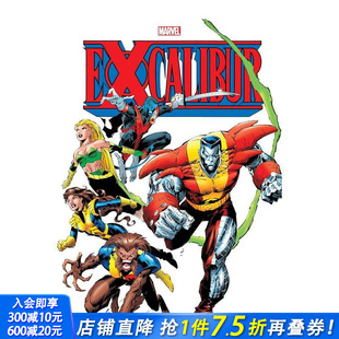 原版 圣剑 Excalibur 卷3 Vol. Cover 英文漫画书 Winn 合集 Anthony 进口书 正版 Omnibus 预售