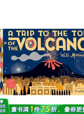 【预售】【老鼠的奇妙之旅】和小老鼠一起勇闯火山之巅 【Trips with Mouse】英文儿童漫画故事 英语拓展阅读进口童书