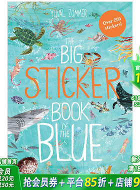 【现货】【T&H】The Big Sticker Book of the Blue 蓝色海洋贴纸【善优童书】