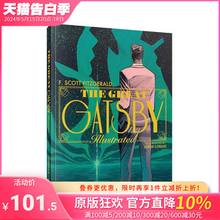 Illustrated 英文文学小说 Gatsby 正版 预售 Novel 进口书 盖茨比 了不起 The 原版 Great 全新插图版