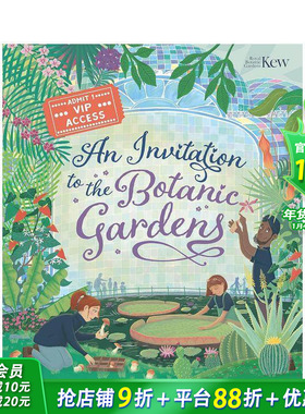 【预售】植物园之邀 An Invitation to the Botanic Gardens 英文儿童插画科普故事绘本 进口童书