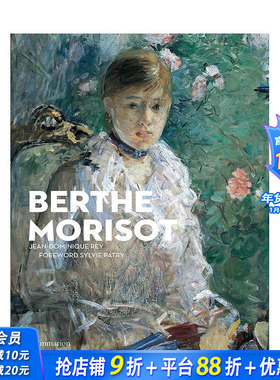 【预售】英文原版 贝尔特·莫里索 Berthe Morisot 英文外国美术-19世纪 正版进口书籍画册 善优图书
