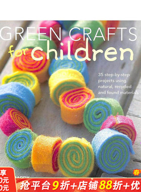 【现货】Green Crafts for Children 儿童绿色工艺品 儿童手工互动操作