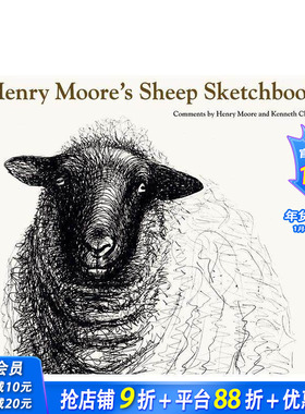 【现货】亨利·摩尔的绵羊素描本 Henry Moore's Sheep Sketchbook 原版英文艺术插画原画设定集 正版进口书