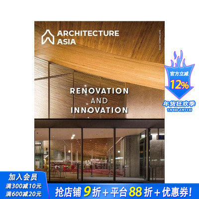 【预售】亚洲建筑：革新与创新 Architecture Asia: Renovation and Innovation 原版英文建筑设计 正版进口书