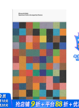 【现货】埃尔斯沃斯·凯利：偶谱  抽象极简艺术Ellsworth Kelly:Spectrum Colors Arranged by Chance 英文艺术画册正版进口书