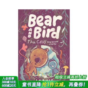 小熊和小鸟：洞穴和其他故事 Bear 进口童书 预售 Walker 英文儿插画故事绘本 英国插画师Jarvis Bird and