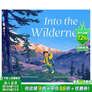 【预售】走进荒野 Into the Wilderness 英文儿童插画科普绘本 进口童书加拿大国家公园旅行指南 户外活动徒步