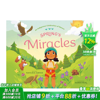 【现货】春天的奇迹 Spring's Miracles 英文儿童插画故事绘本 进口童书