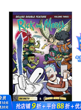 【现货】瑞克和莫蒂 豪华特辑 卷3 Rick and Morty Deluxe Double Feature Vol. 3 原版英文漫画书 正版进口书